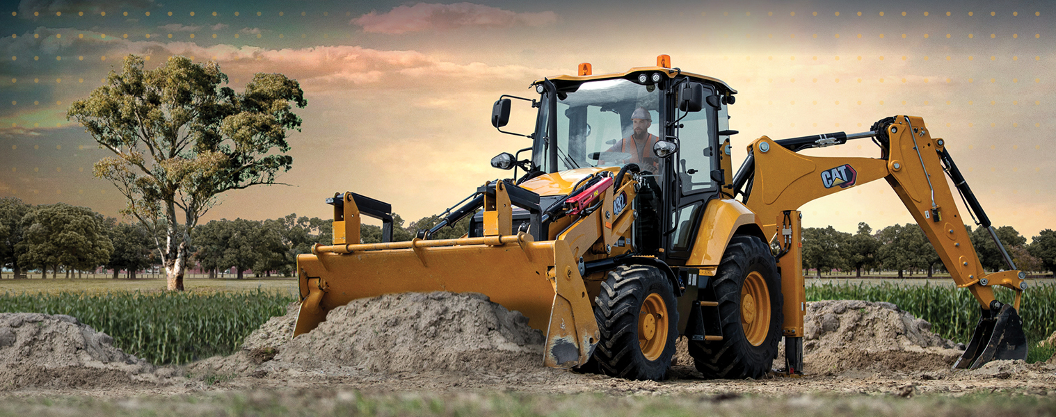 Caterpillar backhoe loader