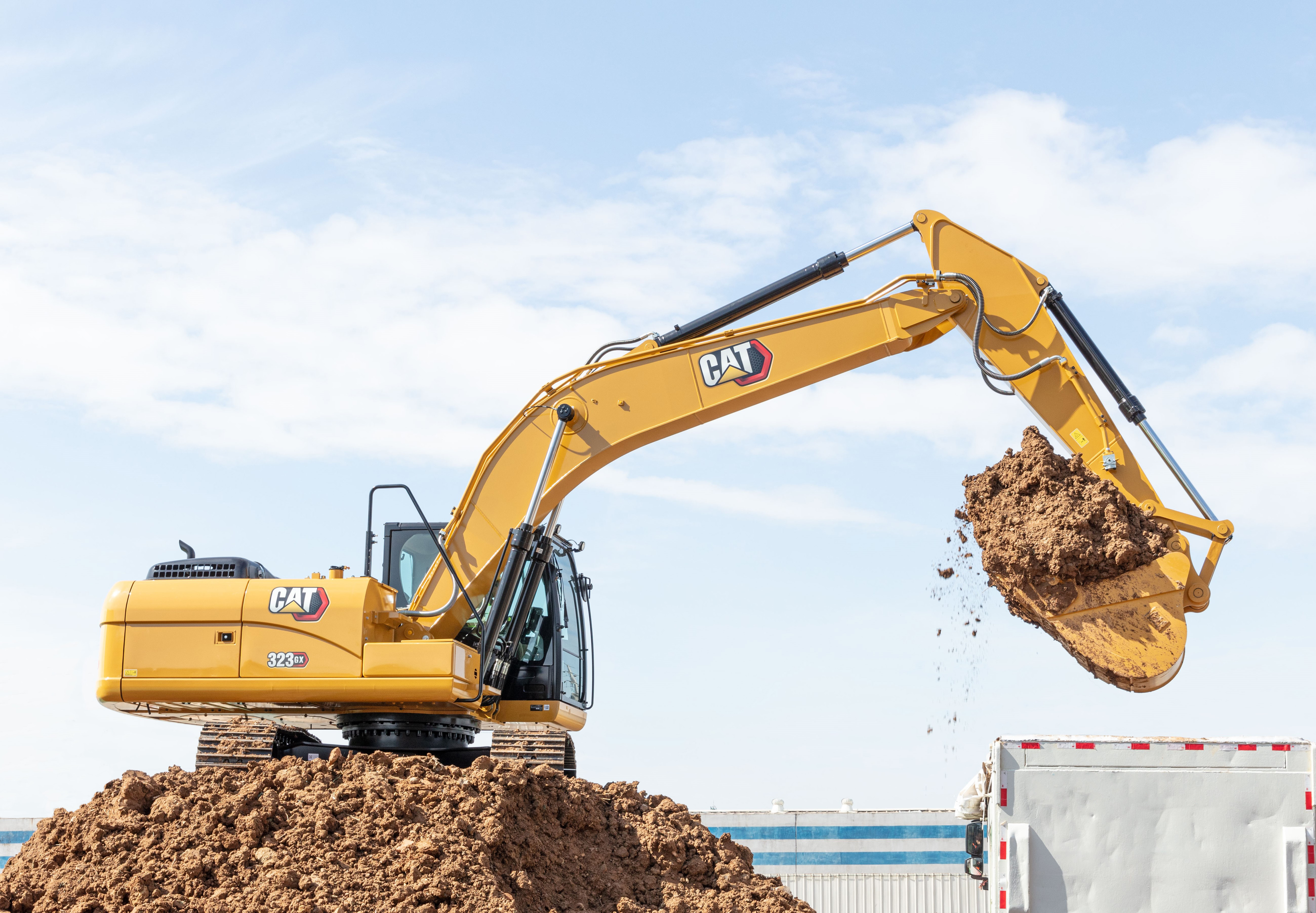 Caterpillar backhoe loader